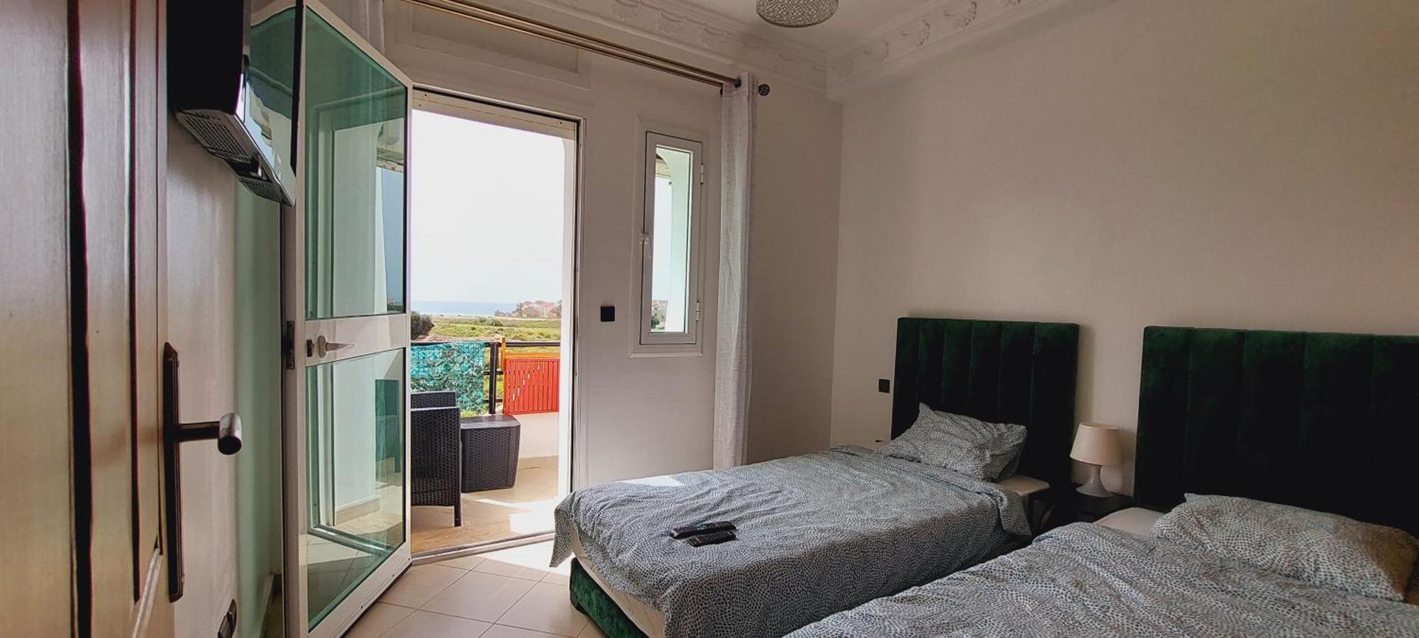 Appartement Avec Piscines, Vue Sur Mer Et Acces A La Plage A Achakar Hill, Tanger. Εξωτερικό φωτογραφία